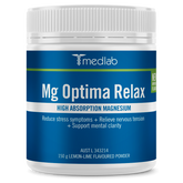 Medlab Mg Optima Relax Lemon Lime Flavour 150g